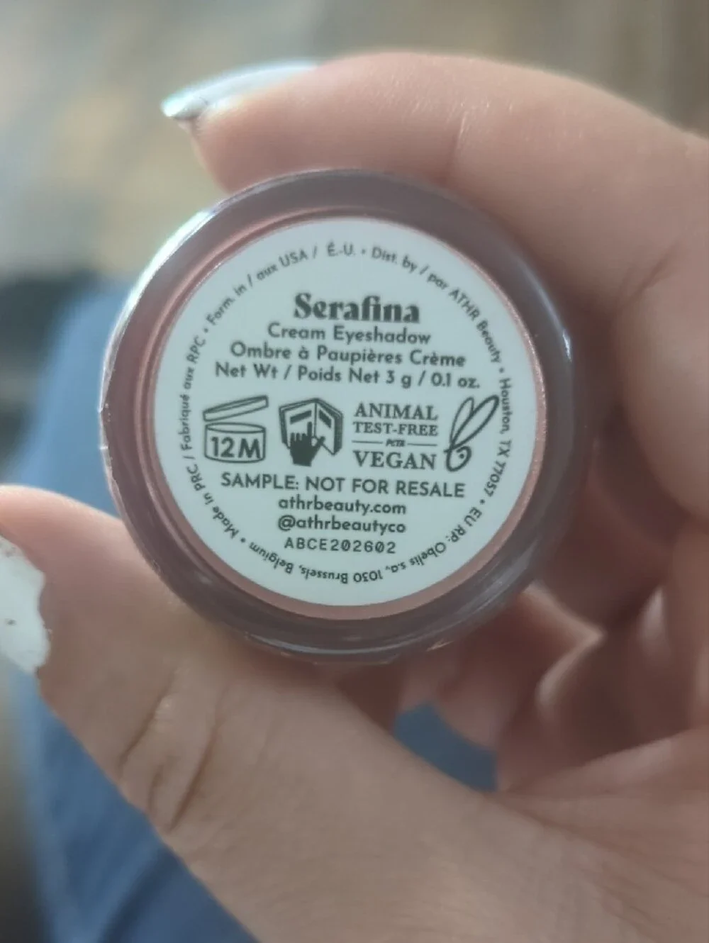 Arthr Beauty Cream Eyeshadow In Serafina
